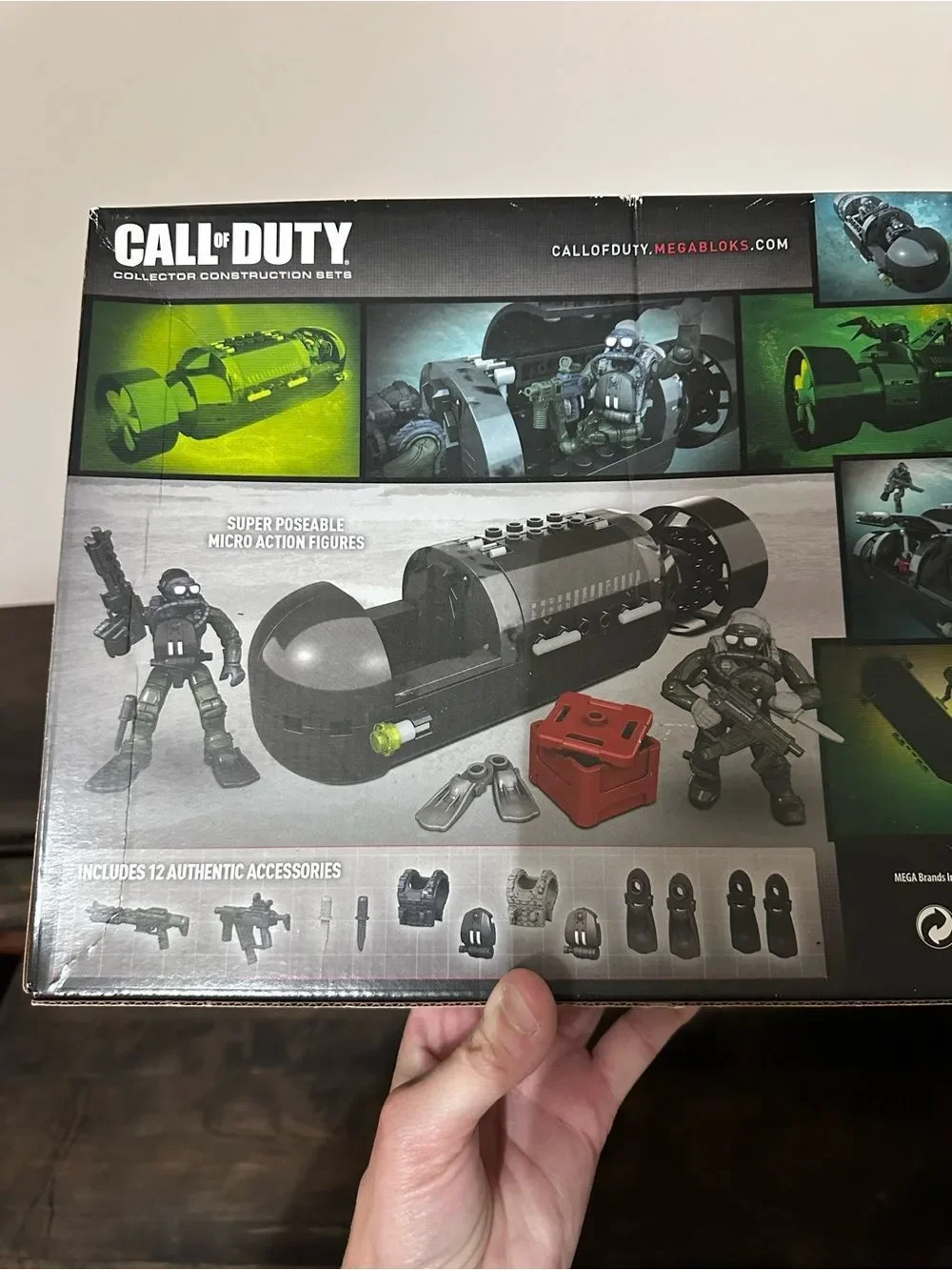 NWT Call of Duty Seal Sub Recon Mega Bloks Set - COLLECTOR SERIES